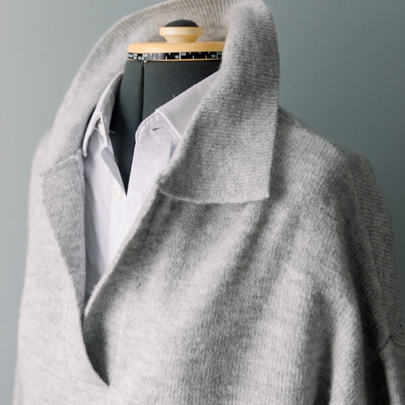 Sophie Rue Women's Drop Shoulder Collar Sweater XL - Picture 10 of 12